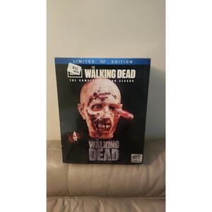 Walking Dead Season 2 Blu Ray w/ McFarlane Zombie Head Statue Limited Edition